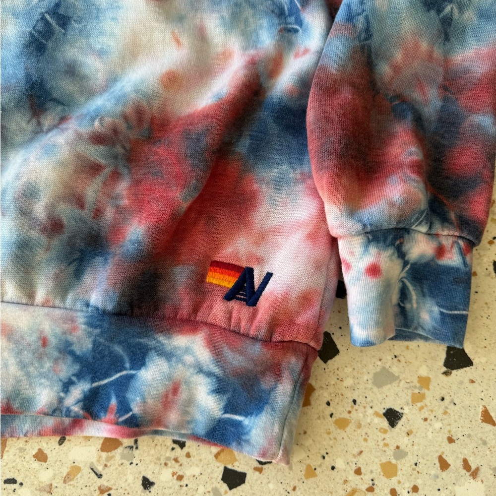 Tie dye Aviator Nation Sweatshirt size S - Picture 2 of 5